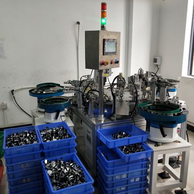 Automatic Spring Riveting Assembly Machine PLC Control Rotary Chuck Capper