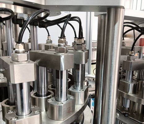 High Precision Stable Pressure Euro Cap Assembly Machine For Pharmaceutical Products ISO And GMP Compliant