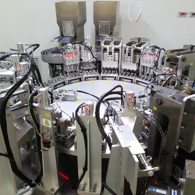 Infusion Cap Assembly Machine made of stainless steel, good quality equipment, servo drive for stable performance