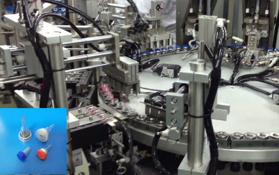 Good price Stainless Steel And Aluminum Alloy Medical Product Assembly Machine For Non-PVC Soft Bag With Sealing online