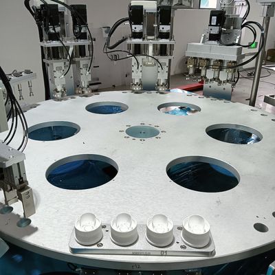 Laundry Detergent Cap Automated Assembly Machine Turntable Operation Made Of Stainless Steel