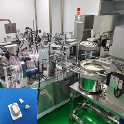 Good price High Speed Medical Product Assembly Machine for Iodophor Cap and Disinfection Cap with Stainless Steel and Aluminum Alloy online