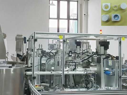 Good price Automatic Detection and Orientation Functions Milk Paper Bottle Cap Assembly Machine For Automatic Heli Cover Capping Machine online