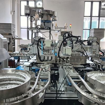 Good price Non-standard automation pump head assembly machine, loop type, PLC control, touch screen operation online