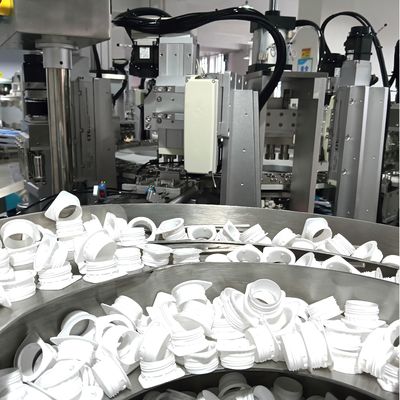 Non-standard Automated Milk Cap Assembly Machine Driven By Servo Stable Performance