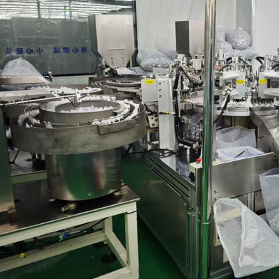 Good price Fully Automatic Infusion Cap Assembly Machine with 4000-12000 Caps Per Hour Vibration Disc Infeed and Flat Welding Surface online